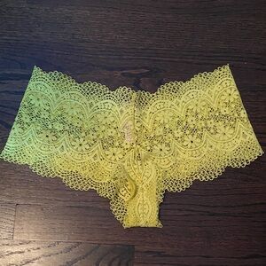Victoria's Secret Yellow Lace Panties